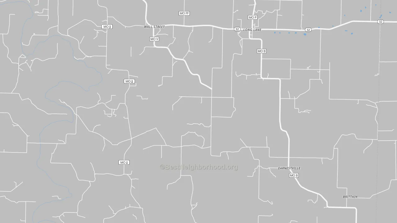 Transit Grade map of Wall Street, MO