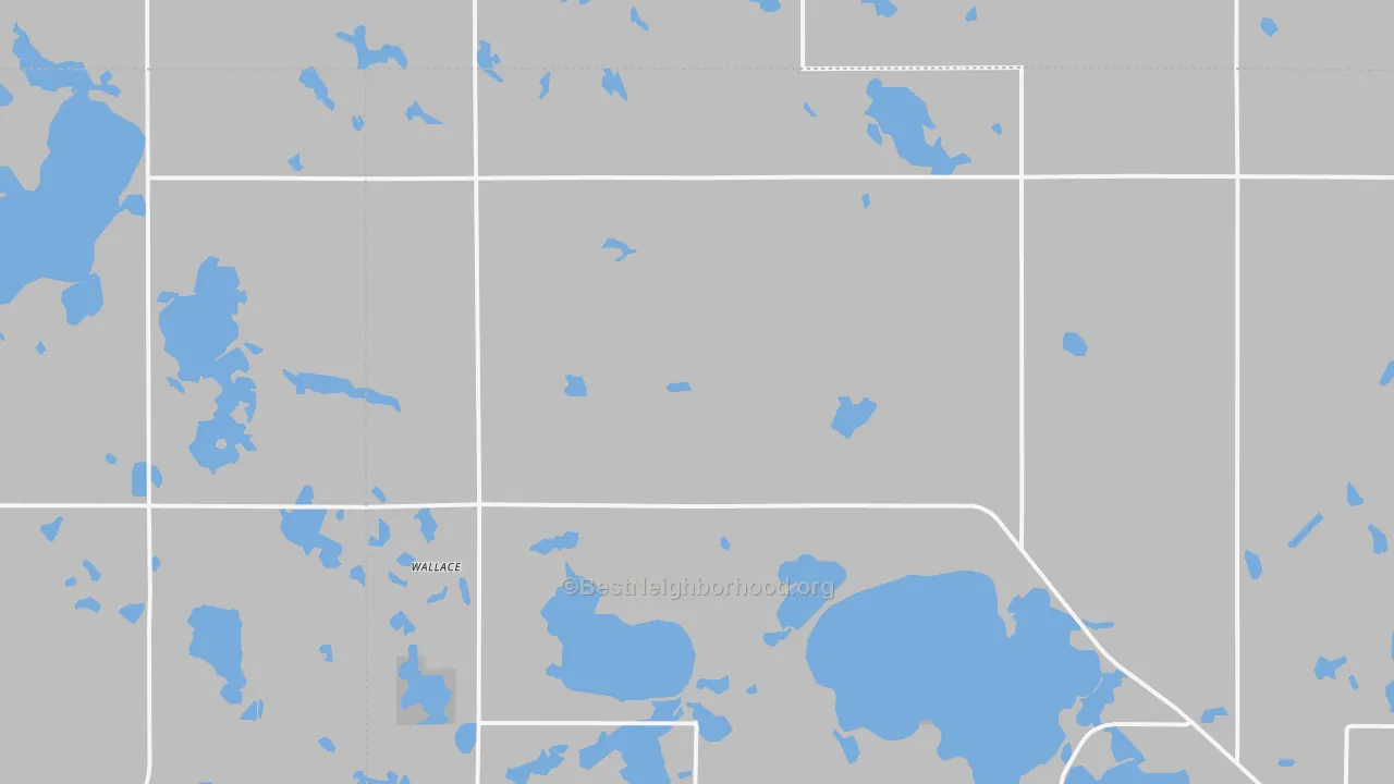 Transit Grade map of Wallace, SD