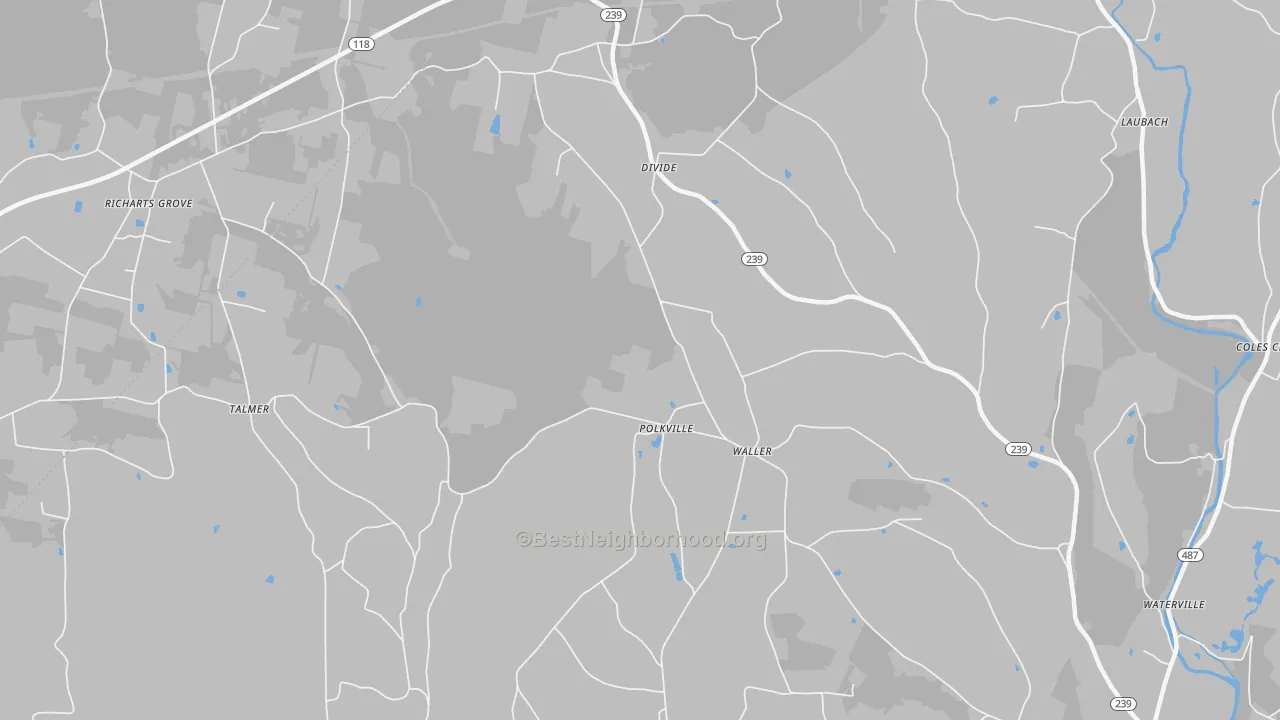 Transit Grade map of Waller, PA