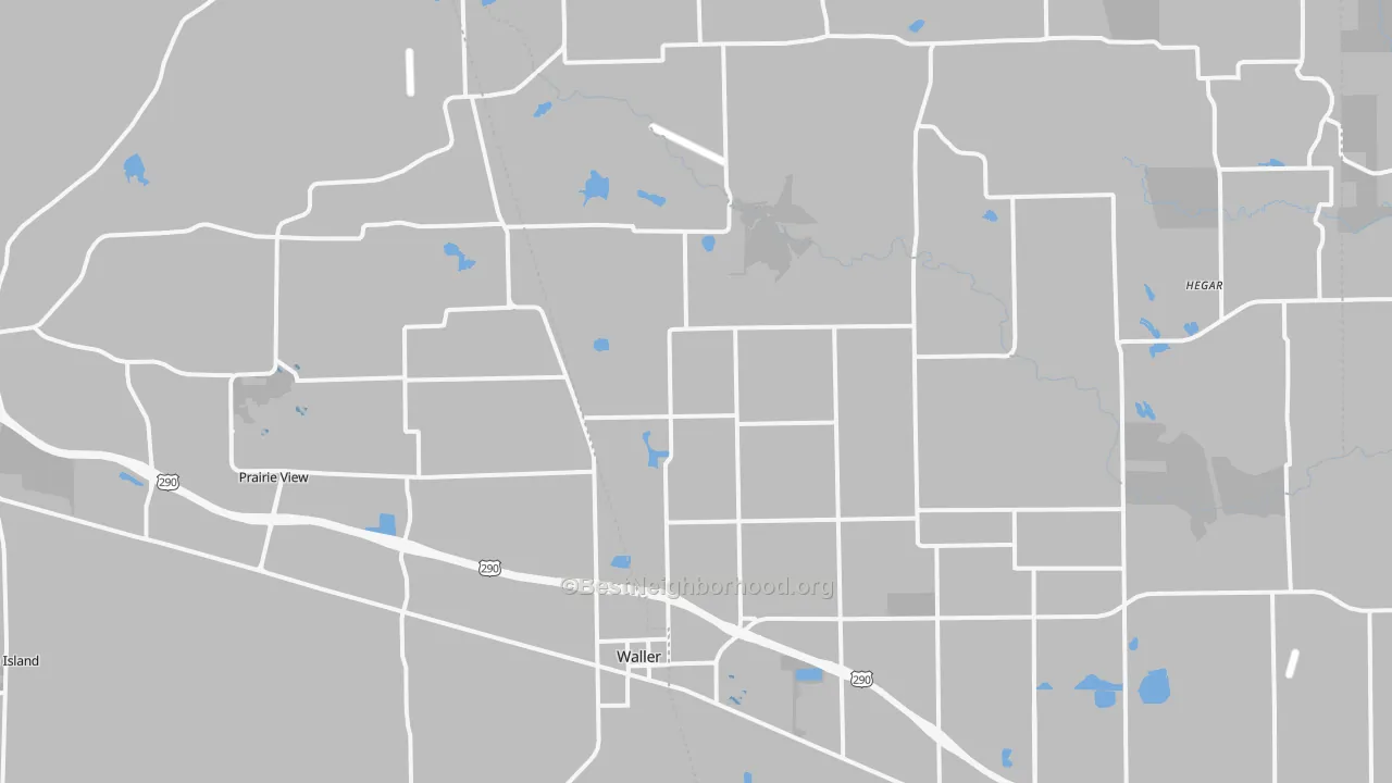 Transit Grade map of Waller, TX