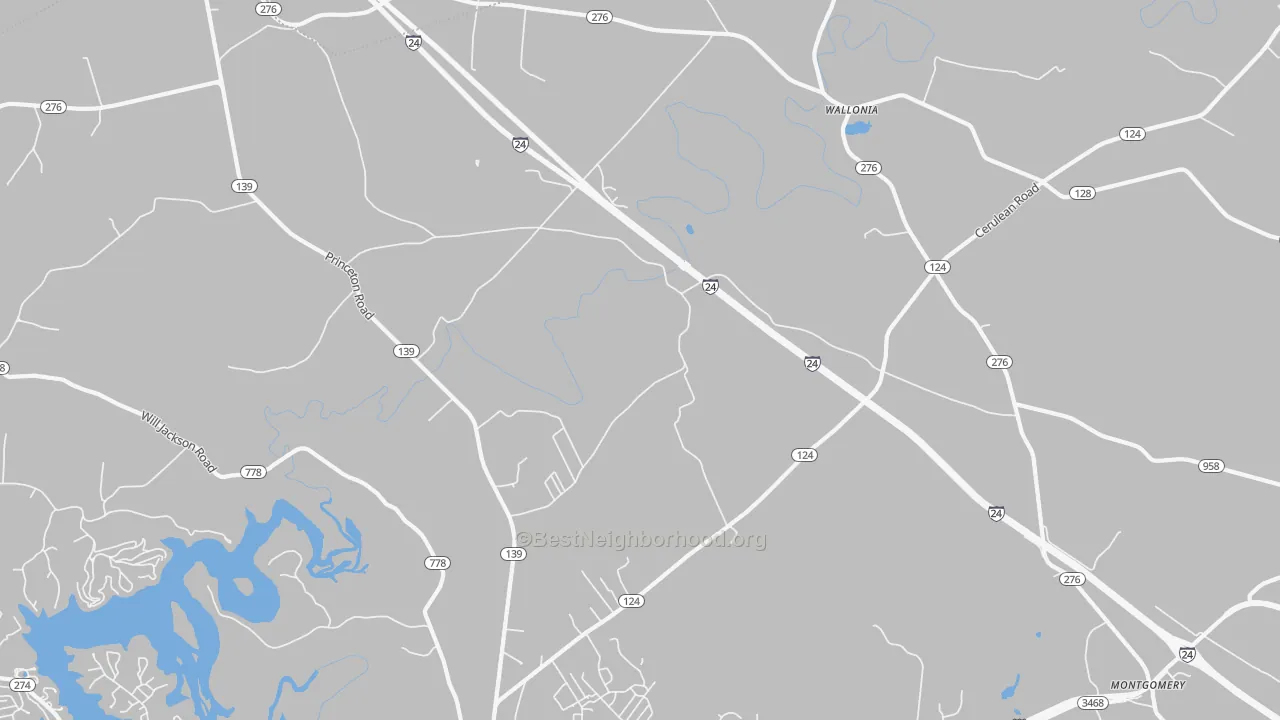 Transit Grade map of Wallonia, KY