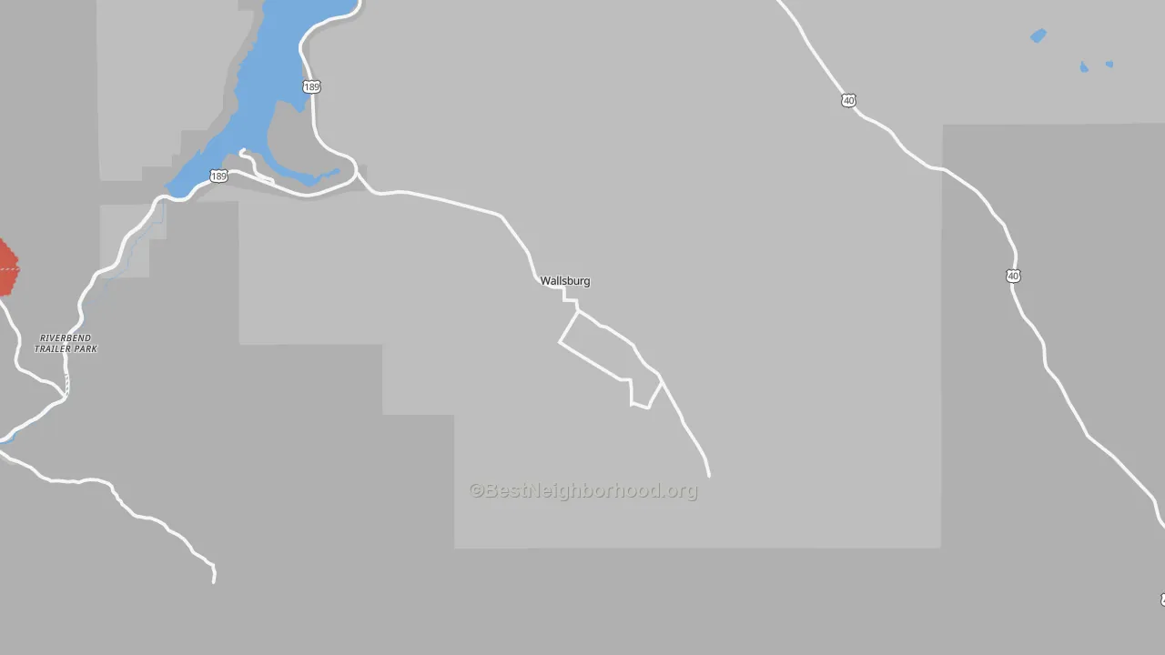 Transit Grade map of Wallsburg, UT