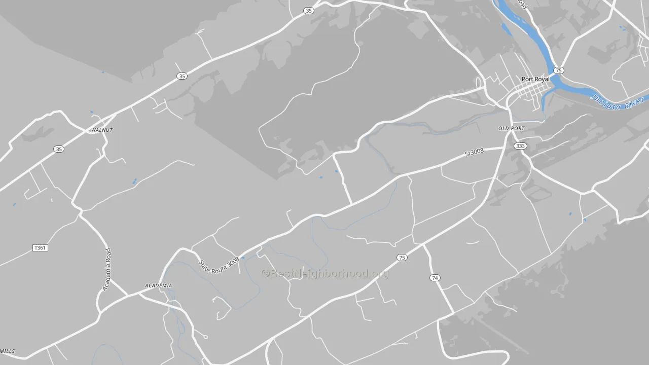 Transit Grade map of Walnut, PA