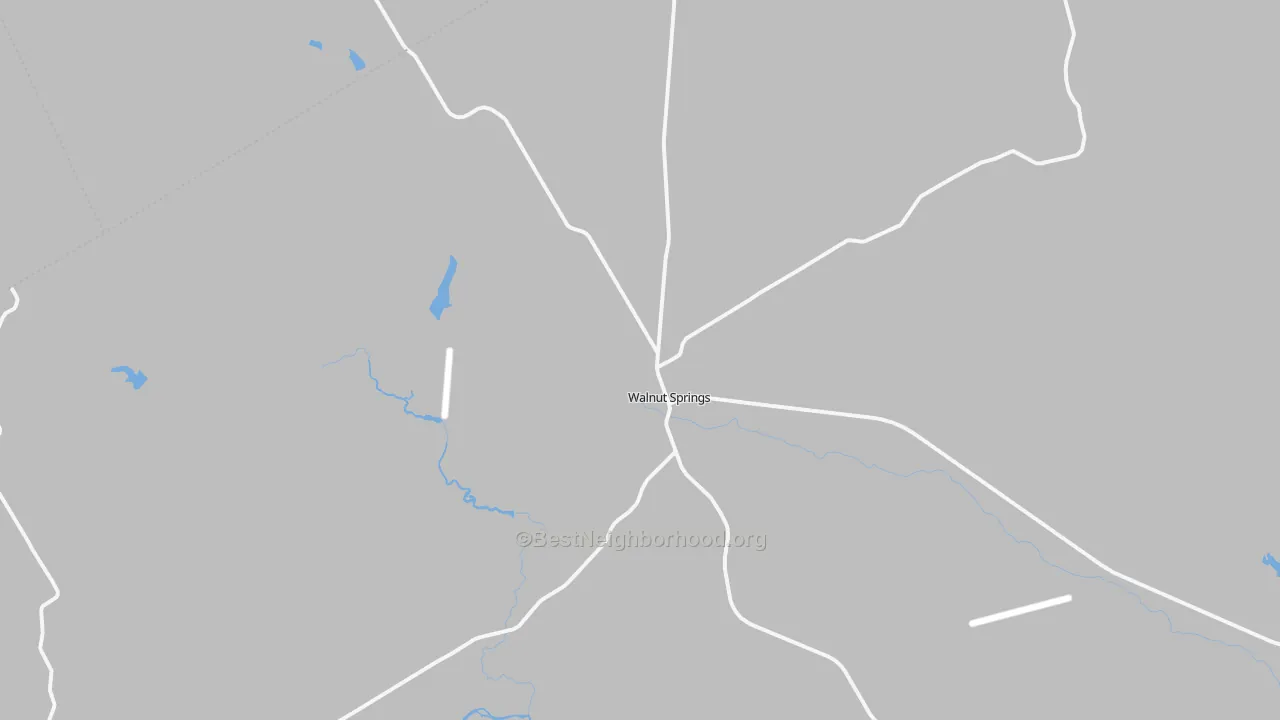 Transit Grade map of Walnut Springs, TX