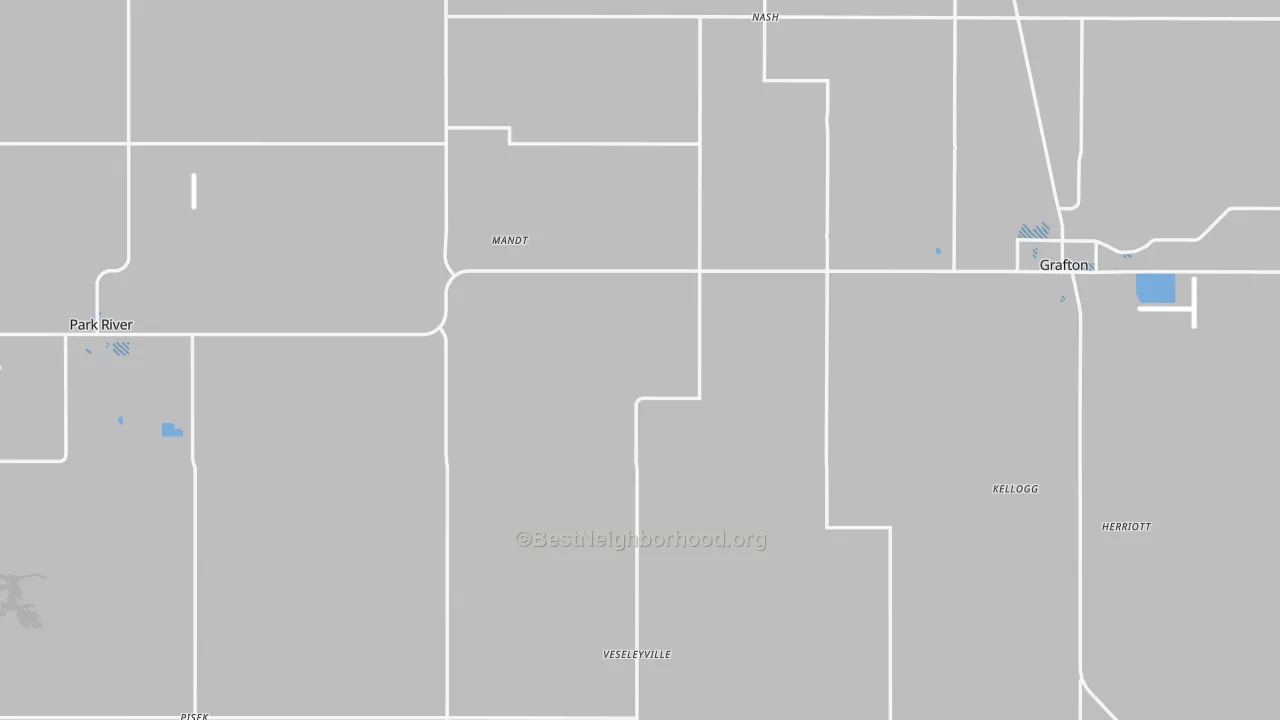Transit Grade map of Walsh County, ND