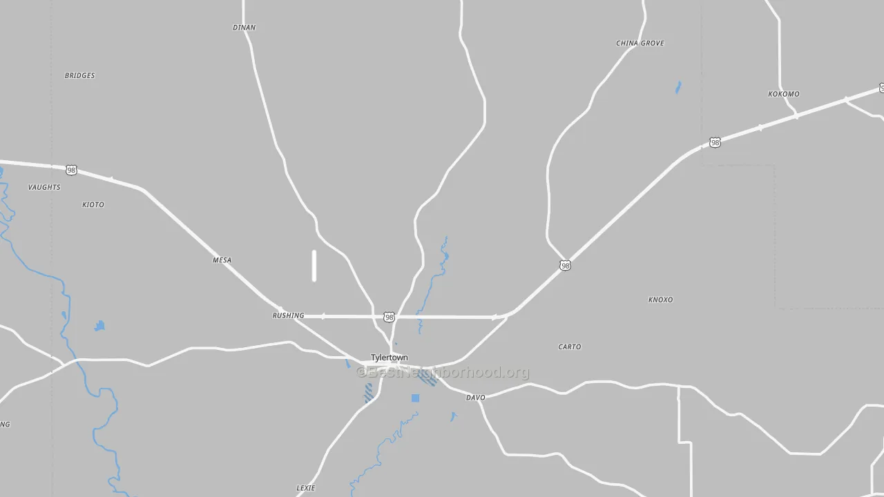 Transit Grade map of Walthall County, MS