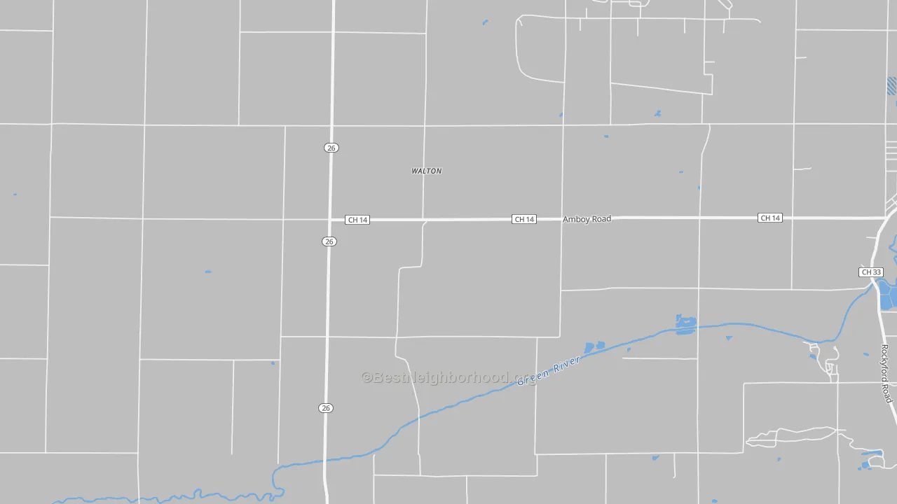 Transit Grade map of Walton, IL
