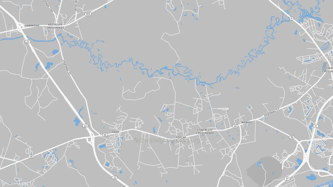 Transit Grade map of Wampee, SC