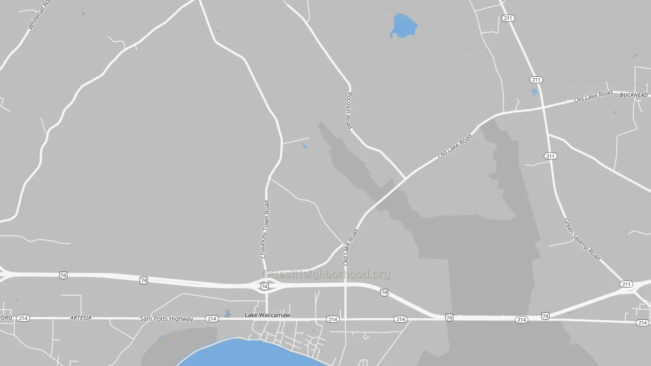 Transit Grade map of Wananish, NC