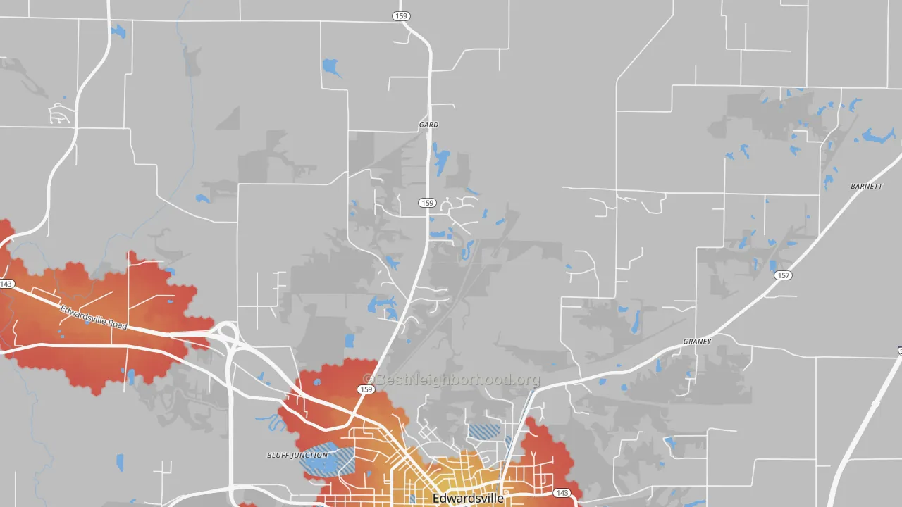 Transit Grade map of Wanda, IL