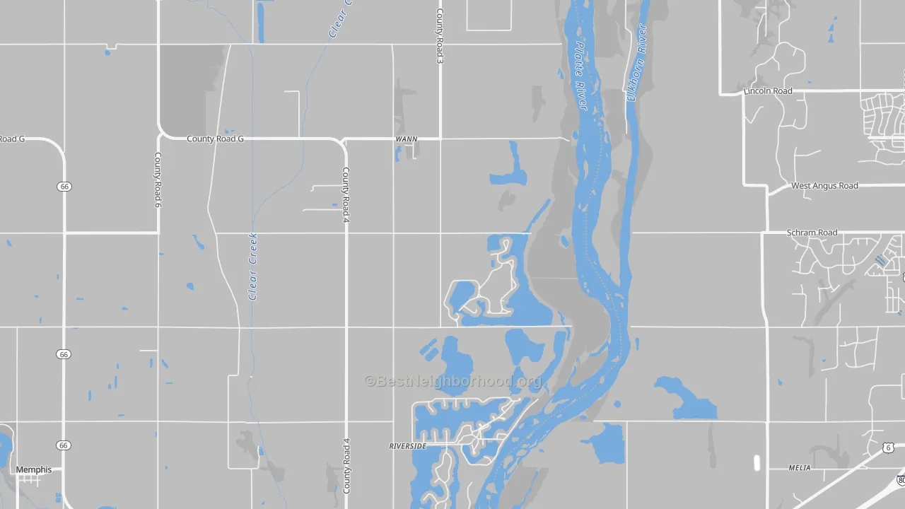 Transit Grade map of Wann, NE