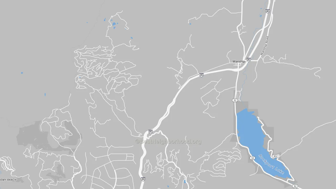 Transit Grade map of Wanship, UT