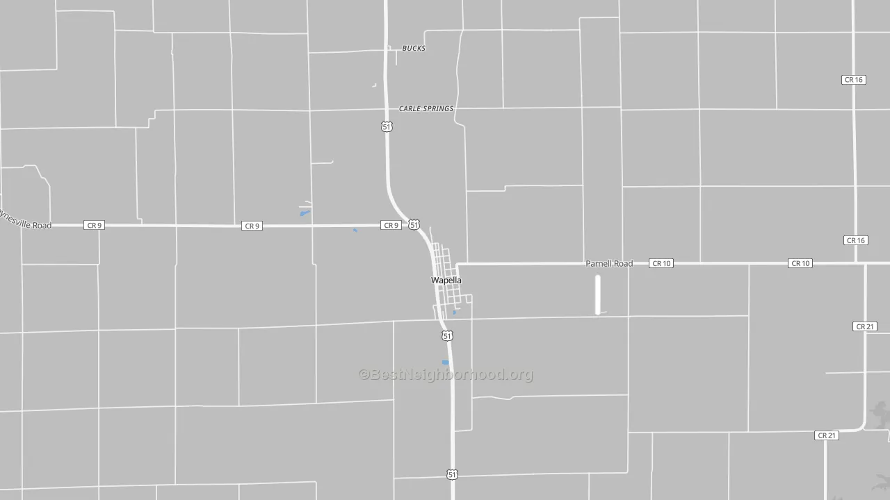 Transit Grade map of Wapella, IL