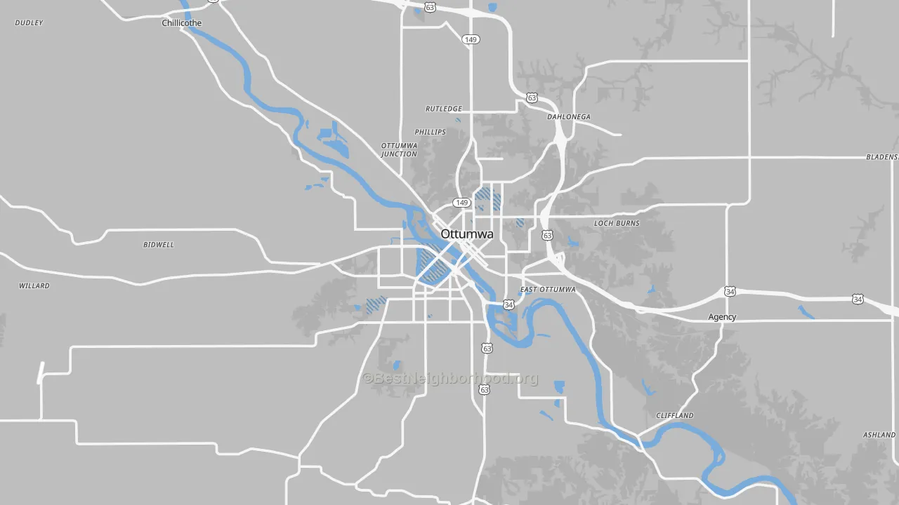 Transit Grade map of Wapello County, IA