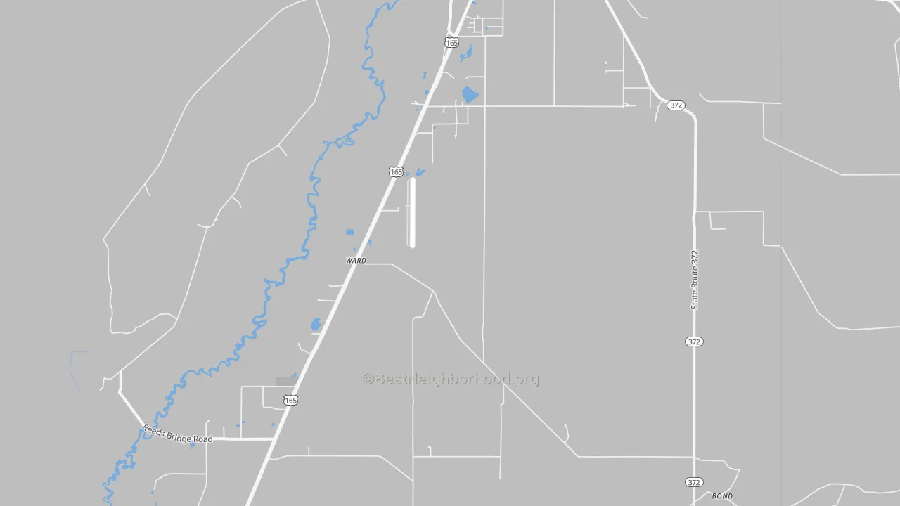 Transit Grade map of Ward, LA