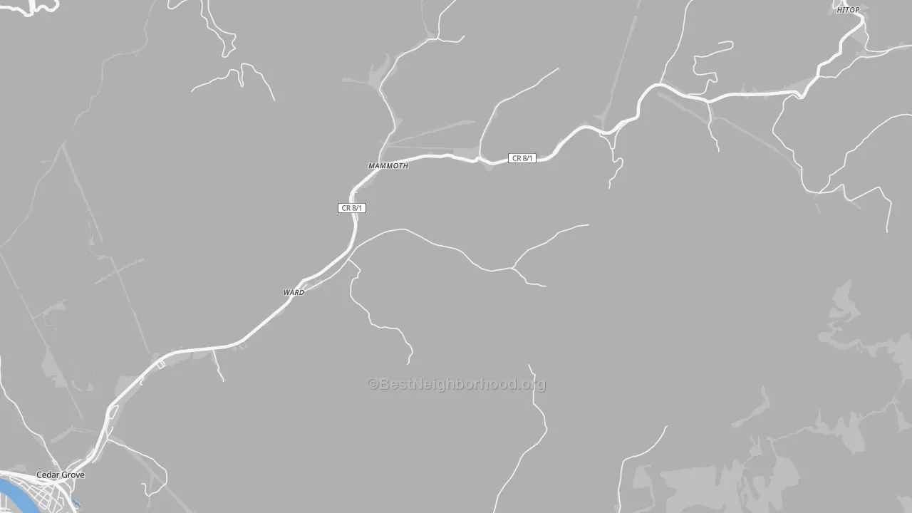 Transit Grade map of Ward, WV