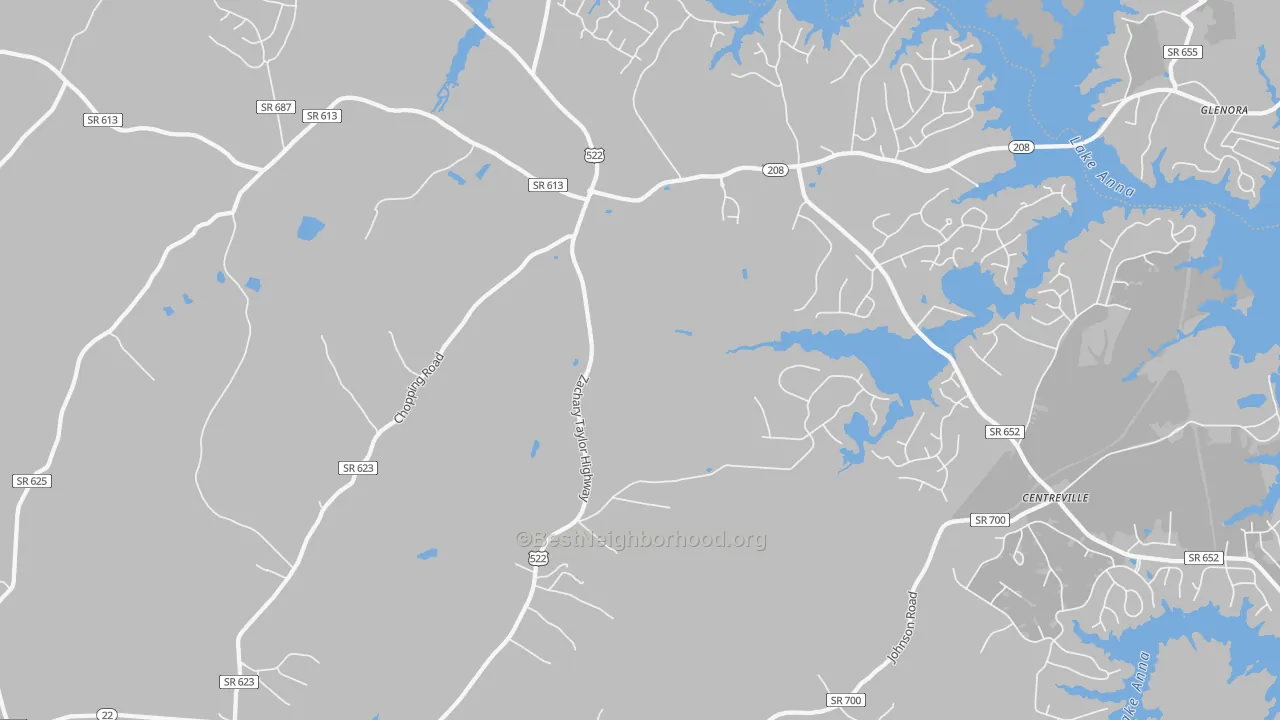 Transit Grade map of Wares Crossroads, VA