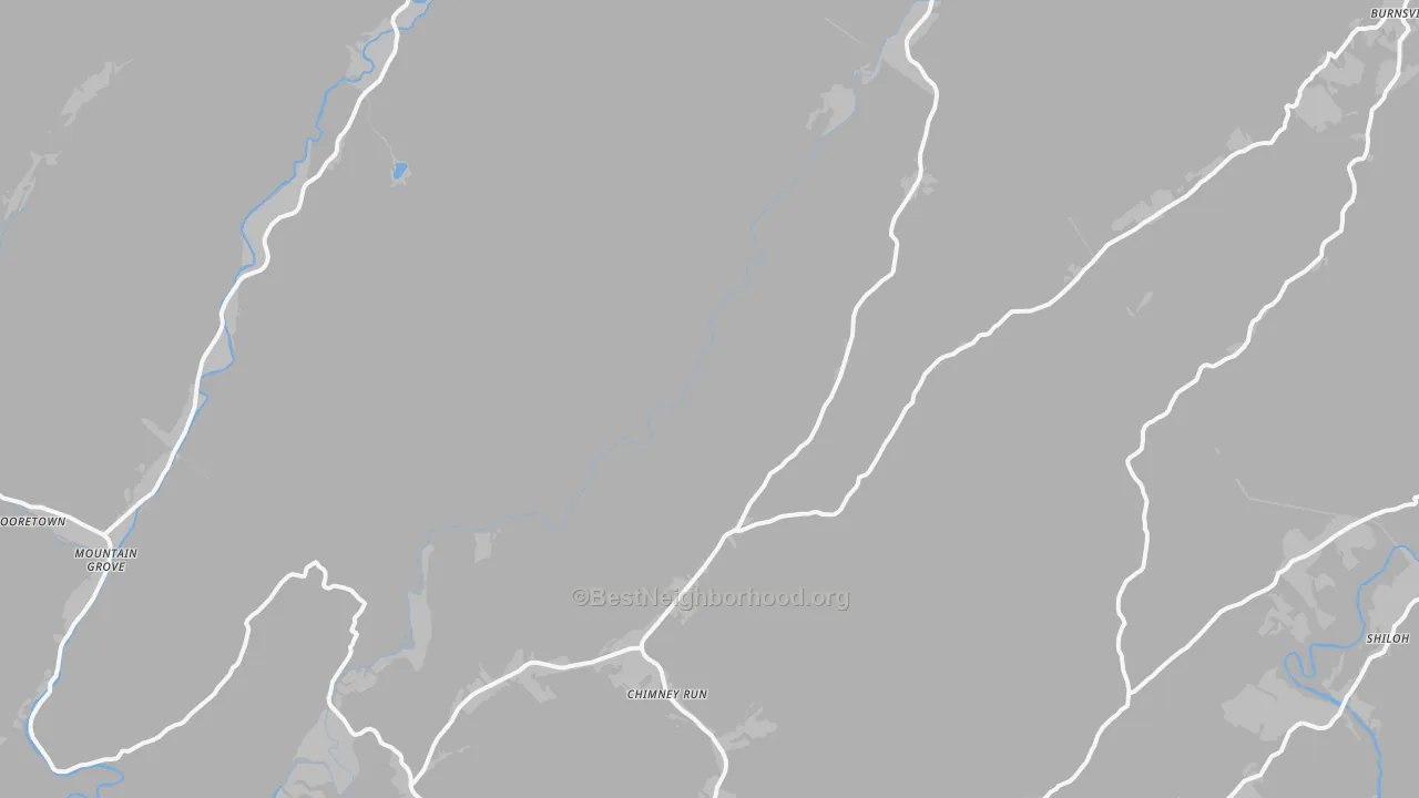 Transit Grade map of Warm Springs, VA