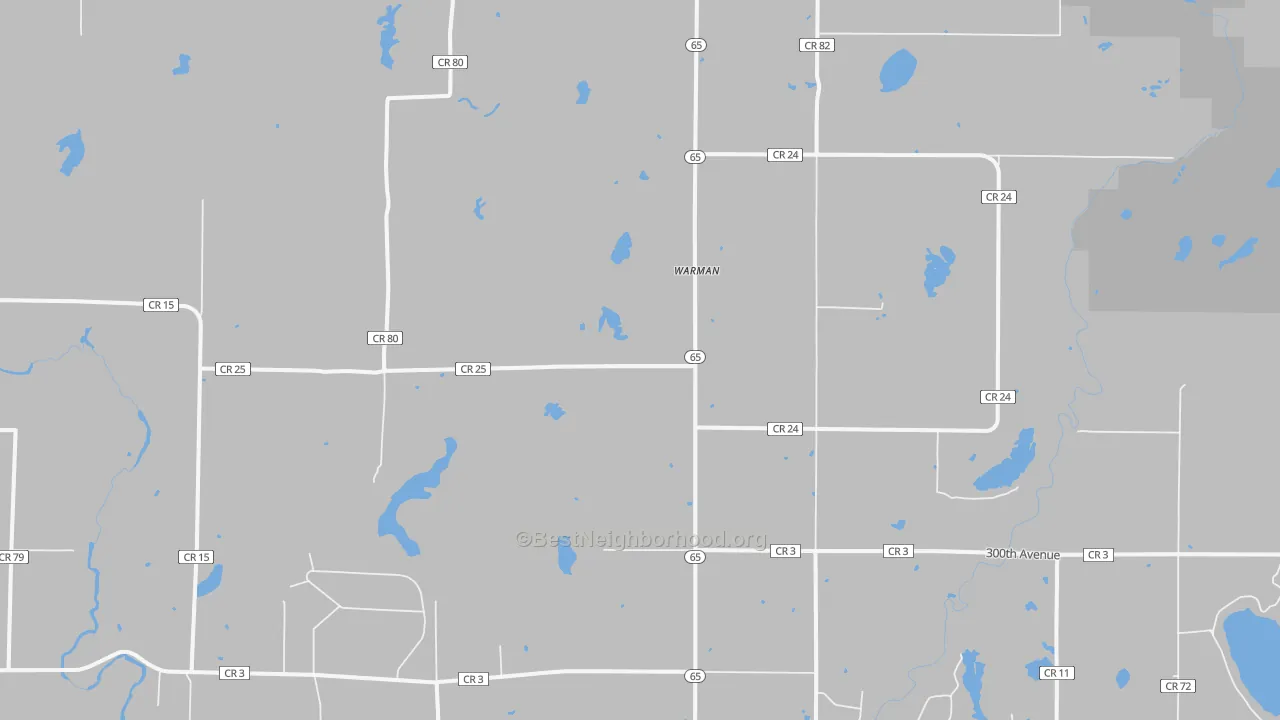 Transit Grade map of Warman, MN