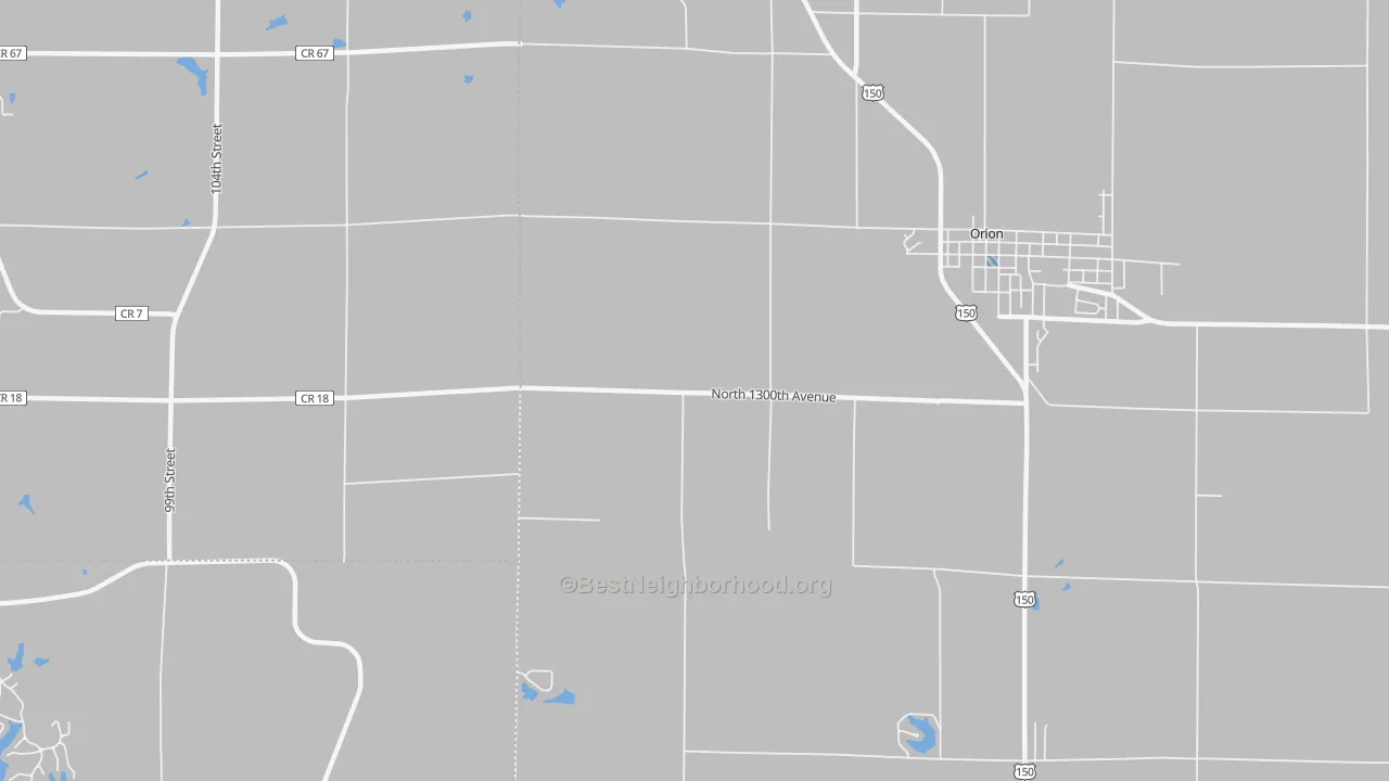 Transit Grade map of Warner, IL