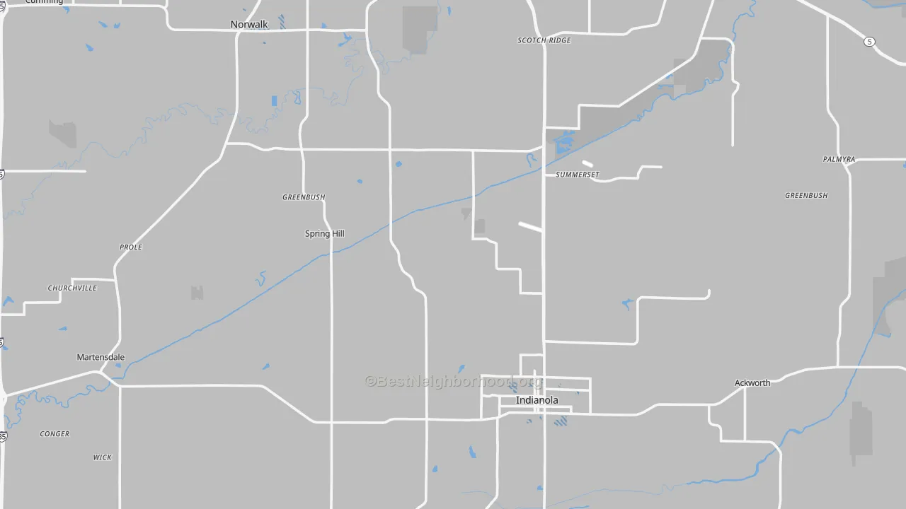 Transit Grade map of Warren County, IA