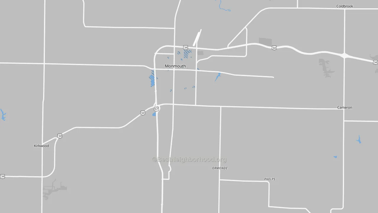 Transit Grade map of Warren County, IL