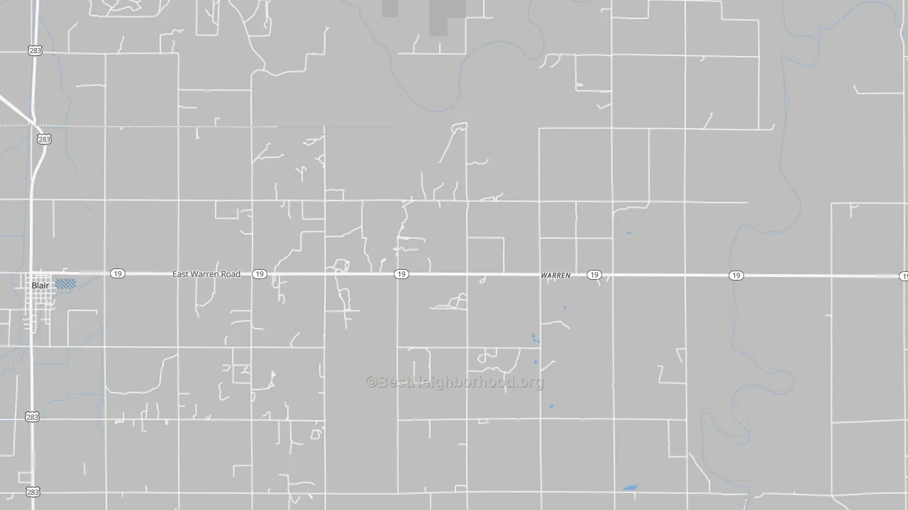 Transit Grade map of Warren, OK