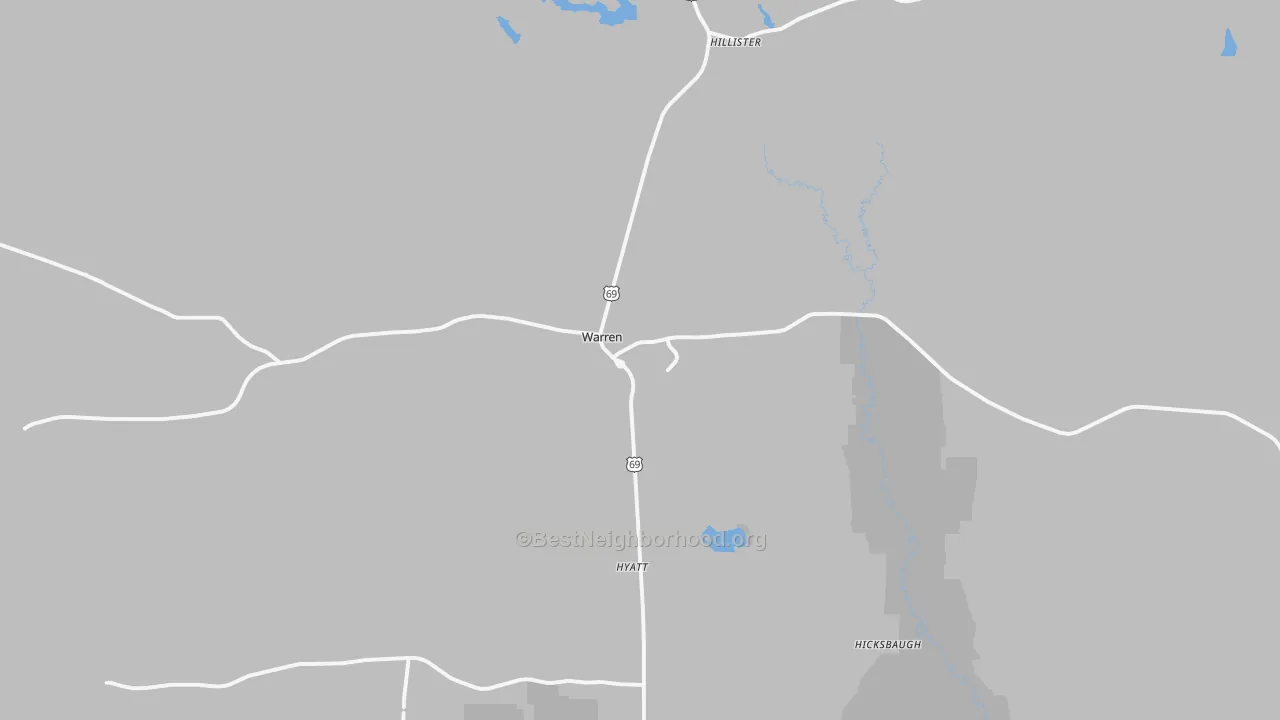 Transit Grade map of Warren, TX