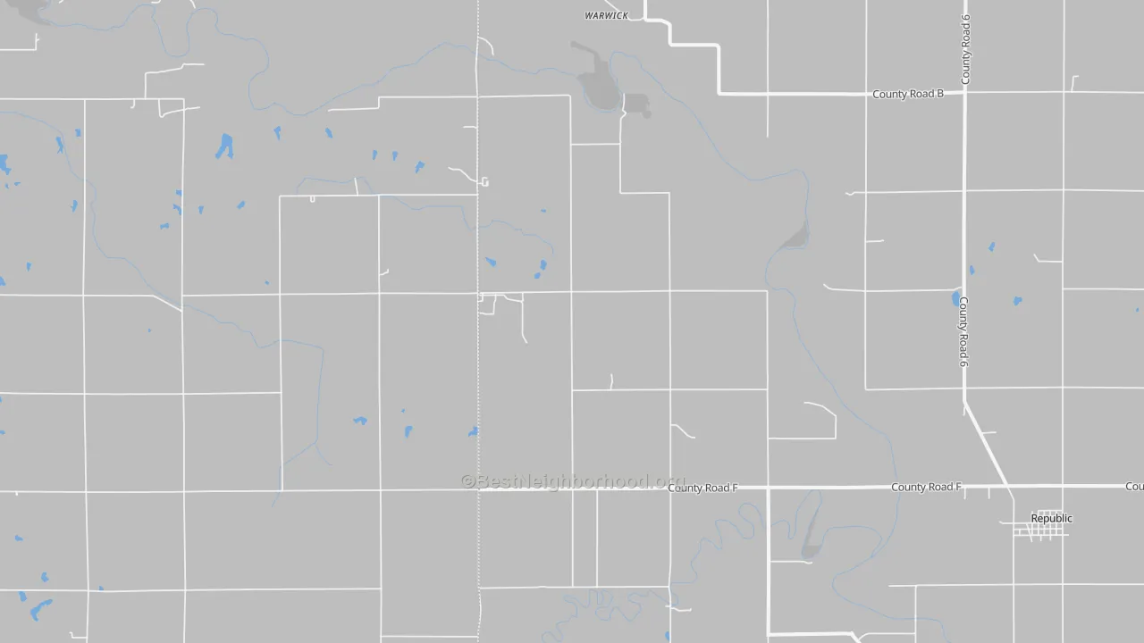 Transit Grade map of Warwick, KS