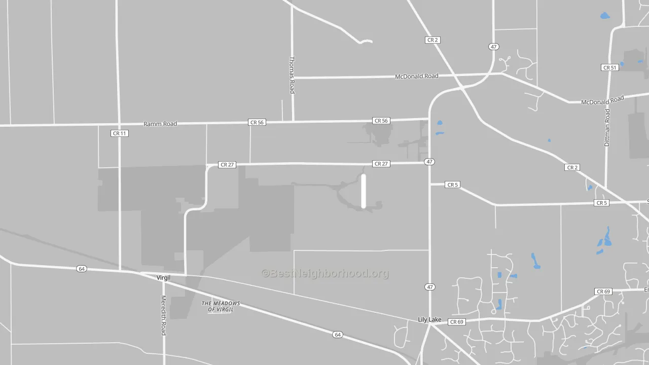 Transit Grade map of Wasco, IL