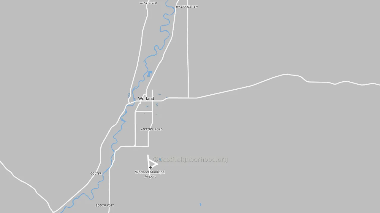 Transit Grade map of Washakie County, WY