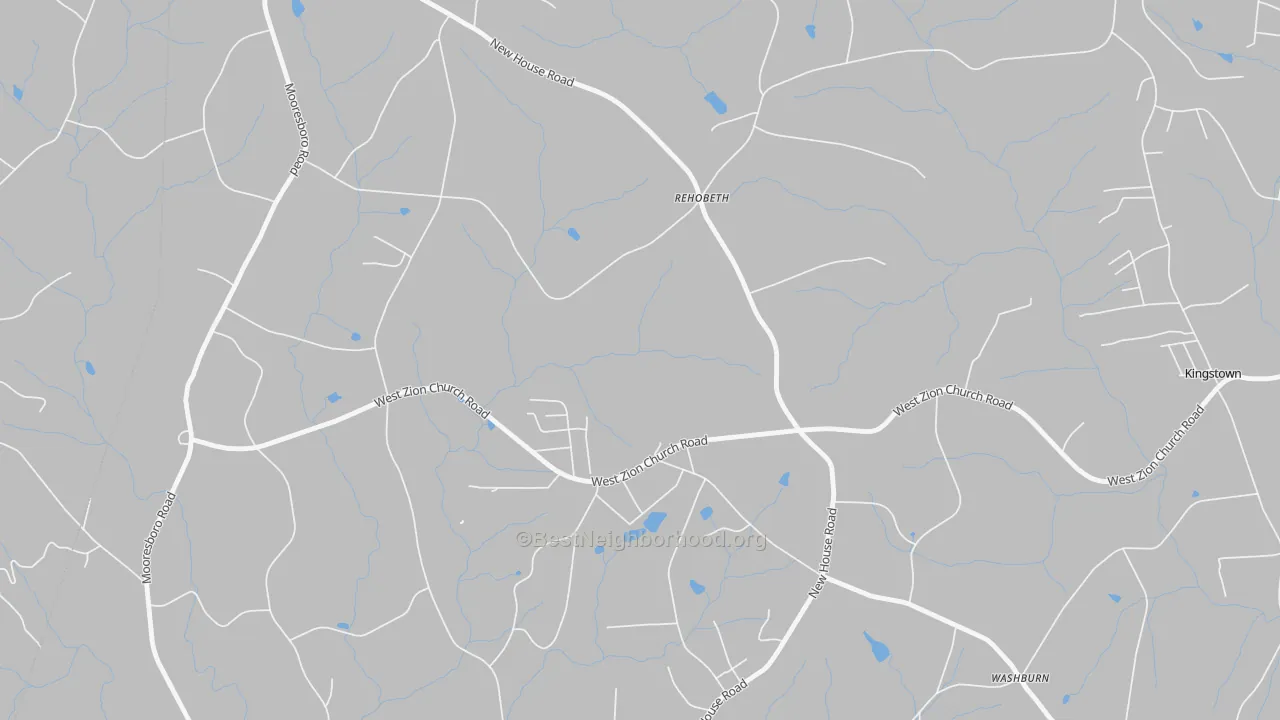 Transit Grade map of Washburn, NC