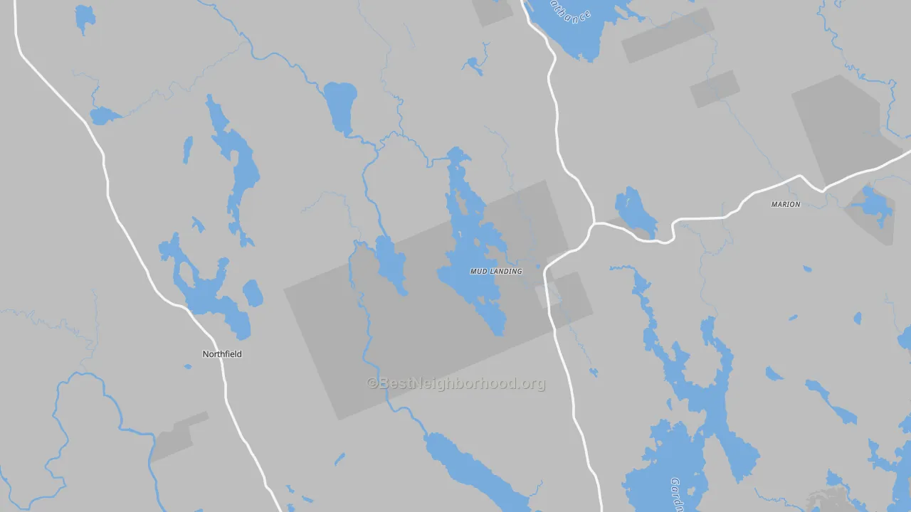 Transit Grade map of Washington County, ME