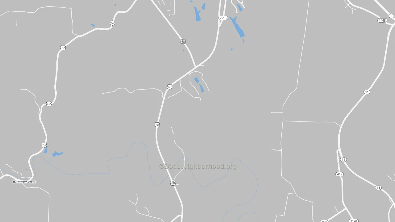 Transit Grade map of Washington, KY