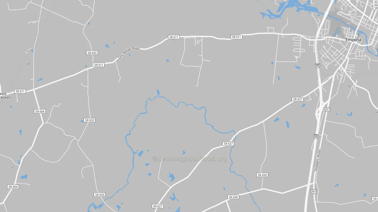 Transit Grade map of Washington Park, VA
