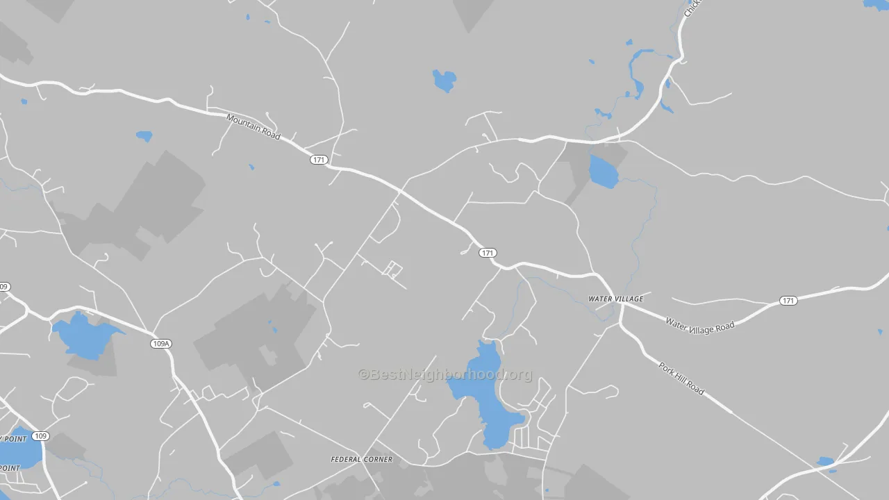 Transit Grade map of Water Village, NH