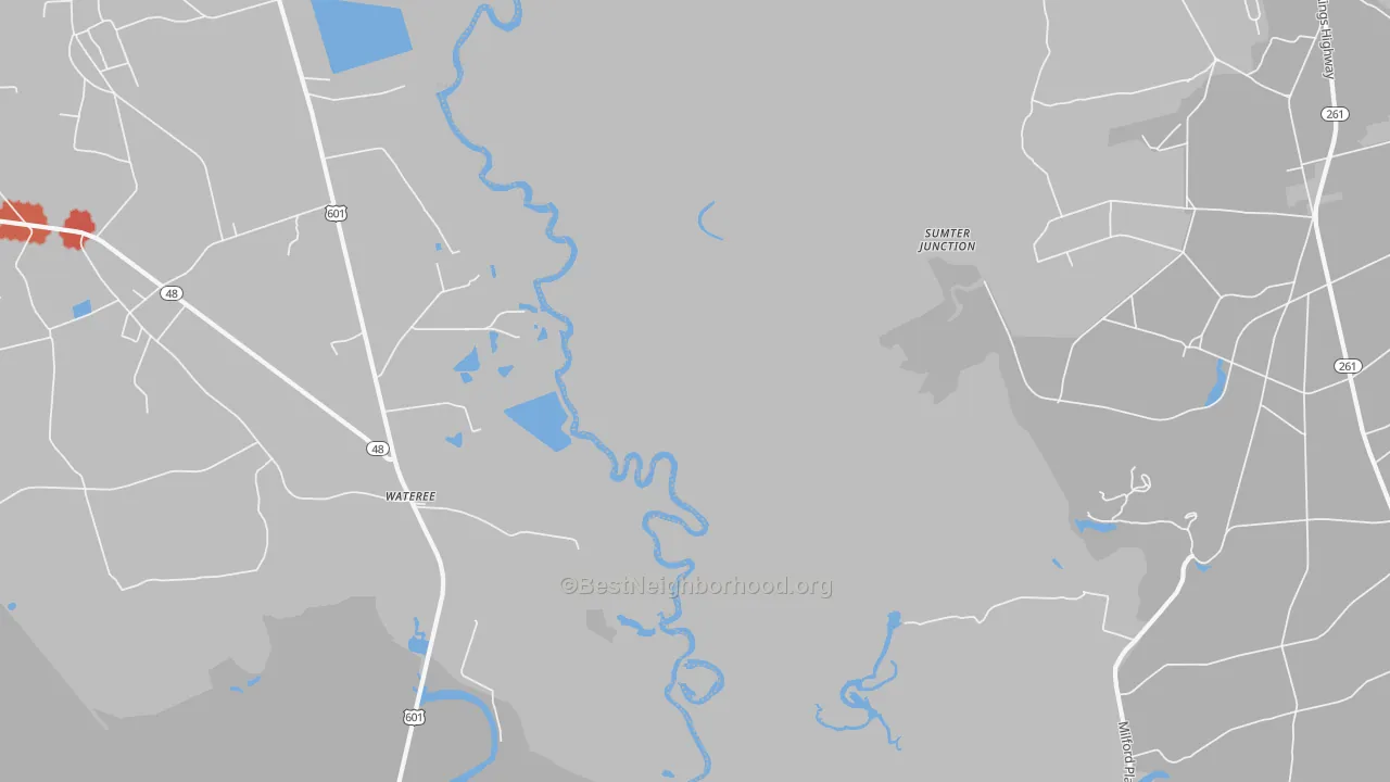 Transit Grade map of Wateree, SC