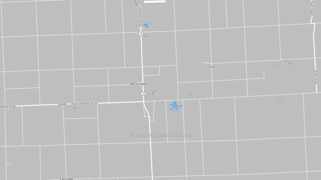 Transit Grade map of Watertown, MI