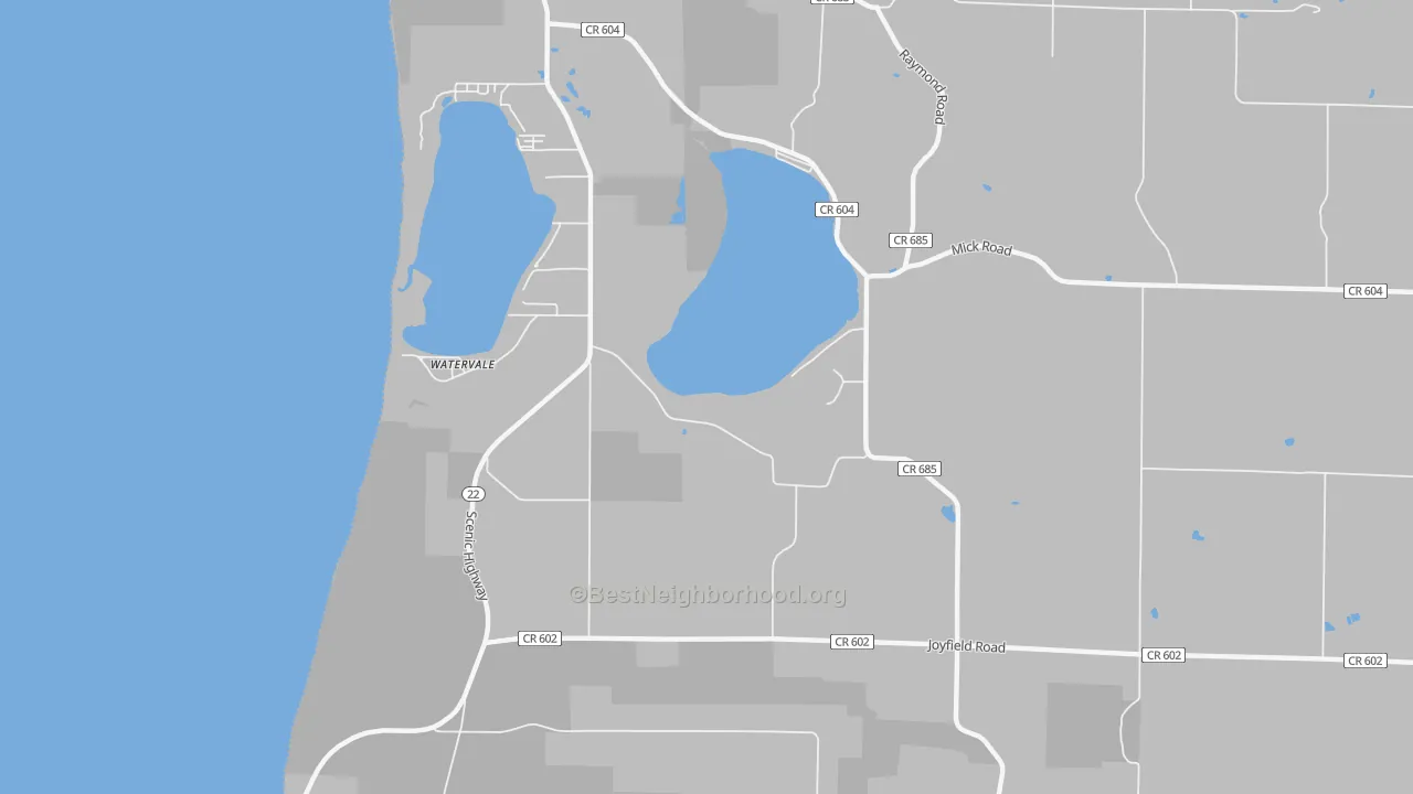 Transit Grade map of Watervale, MI