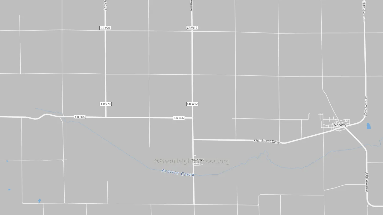 Transit Grade map of Watkins, IA