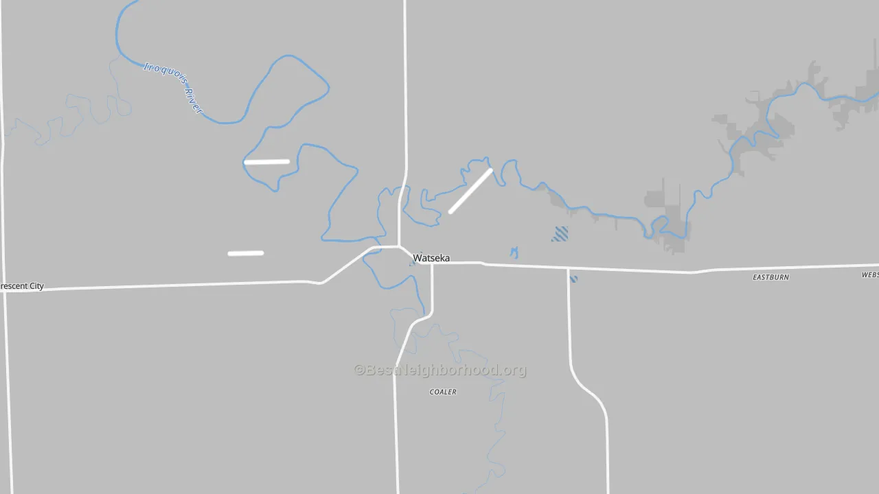 Transit Grade map of Watseka, IL