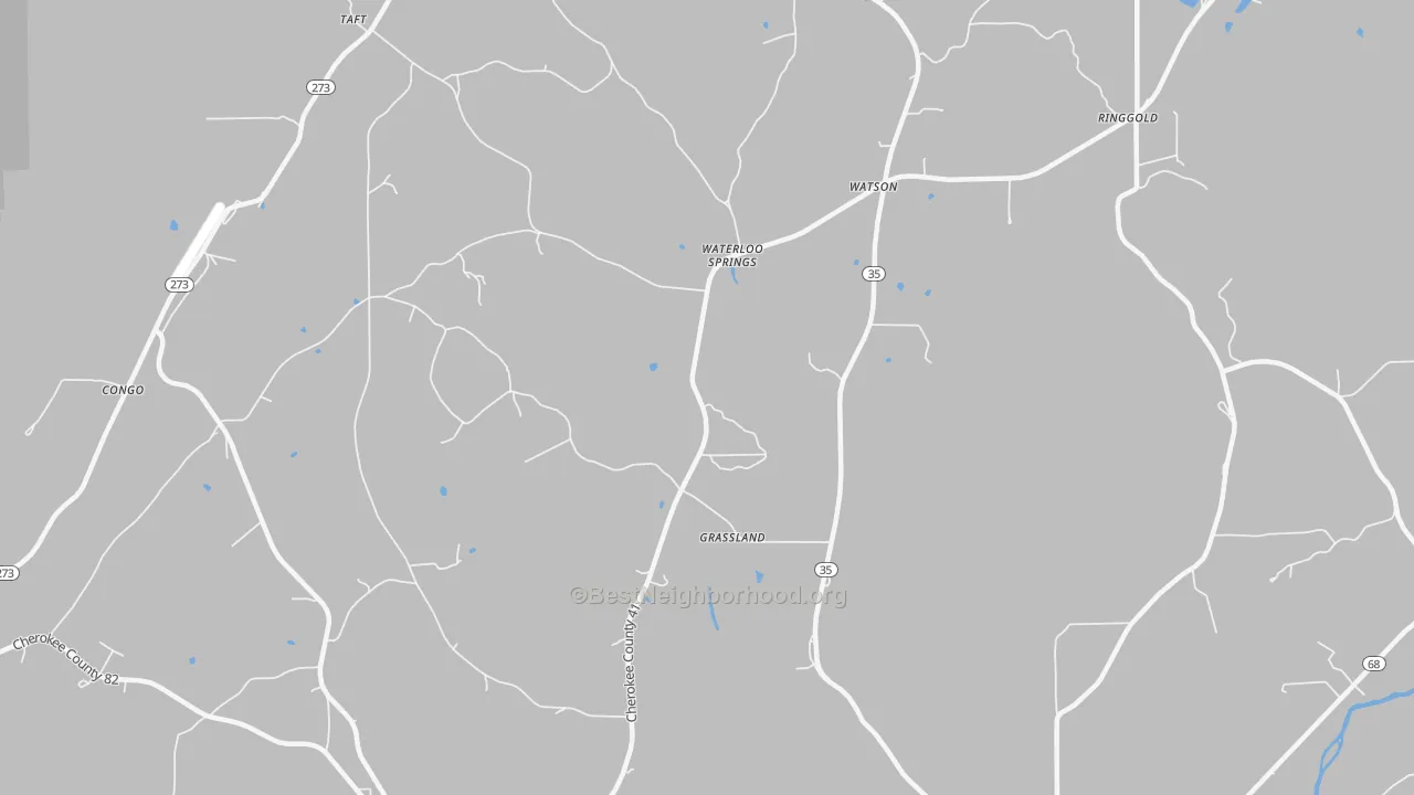 Transit Grade map of Watson, AL