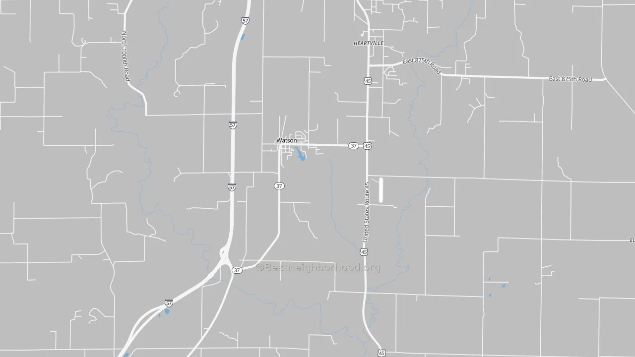 Transit Grade map of Watson, IL