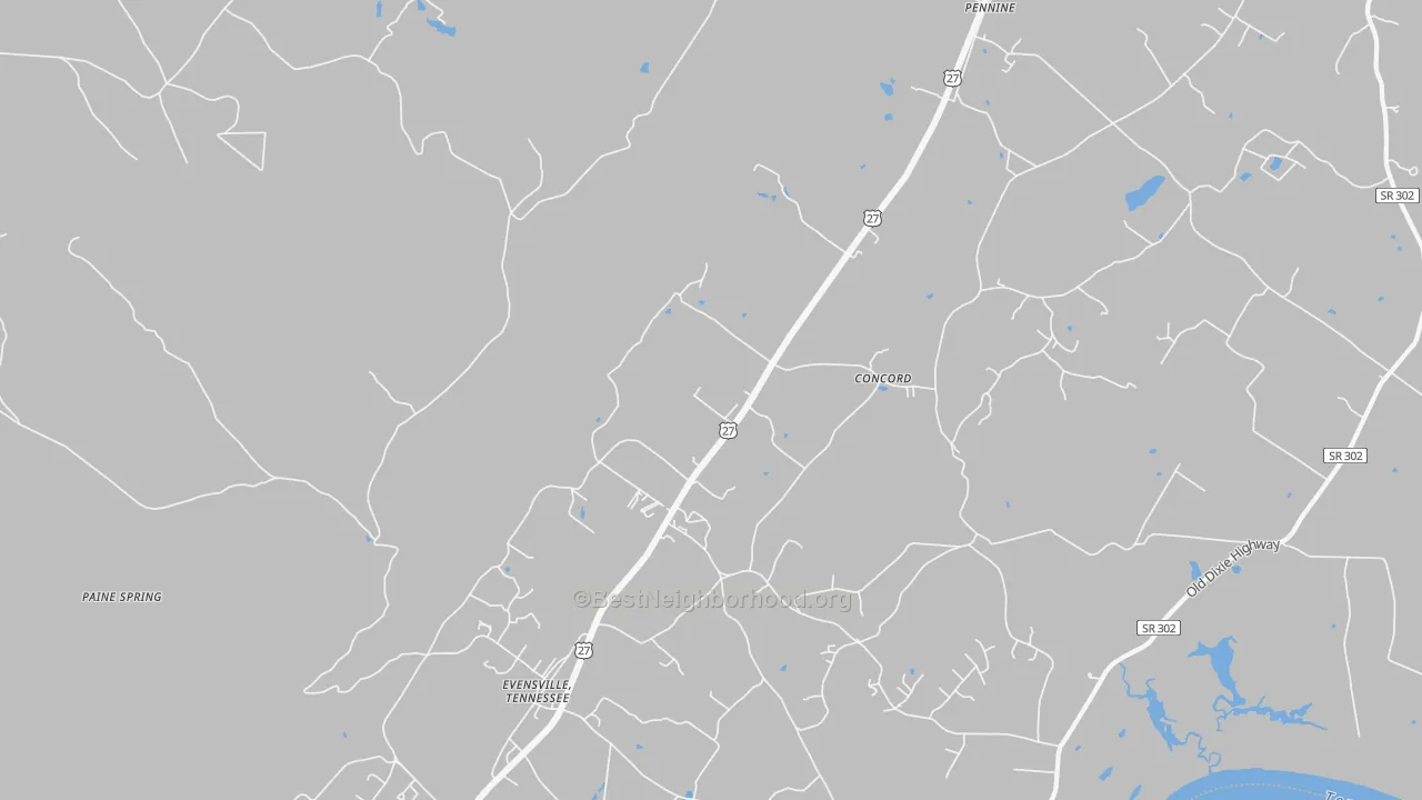 Transit Grade map of Watts Bar Dam, TN