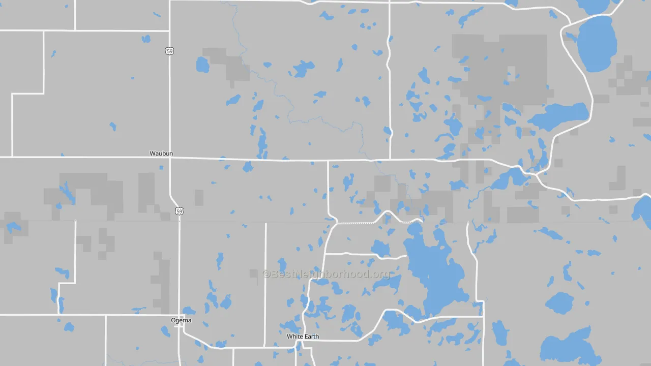 Transit Grade map of Waubun, MN