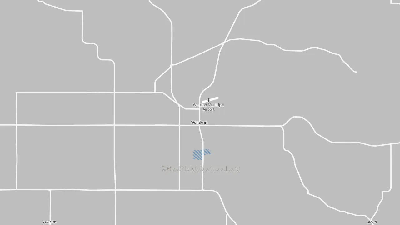 Transit Grade map of Waukon, IA