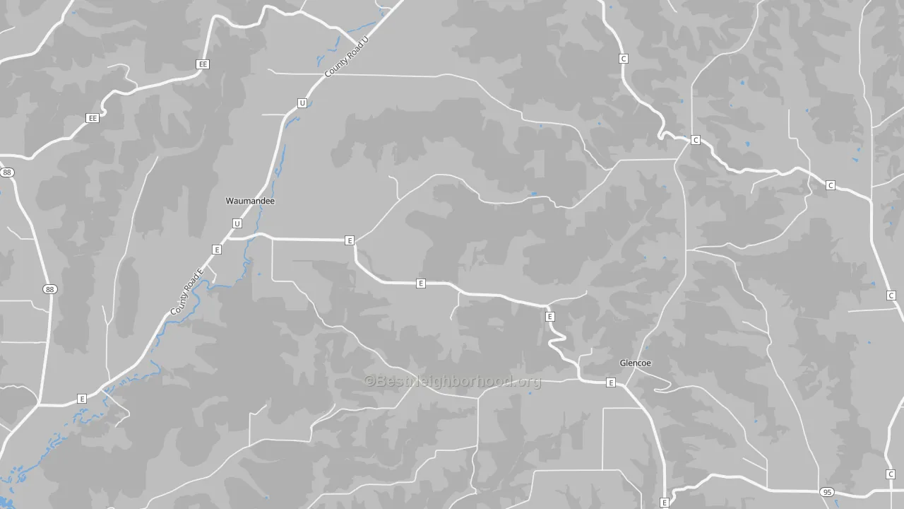 Transit Grade map of Waumandee, WI