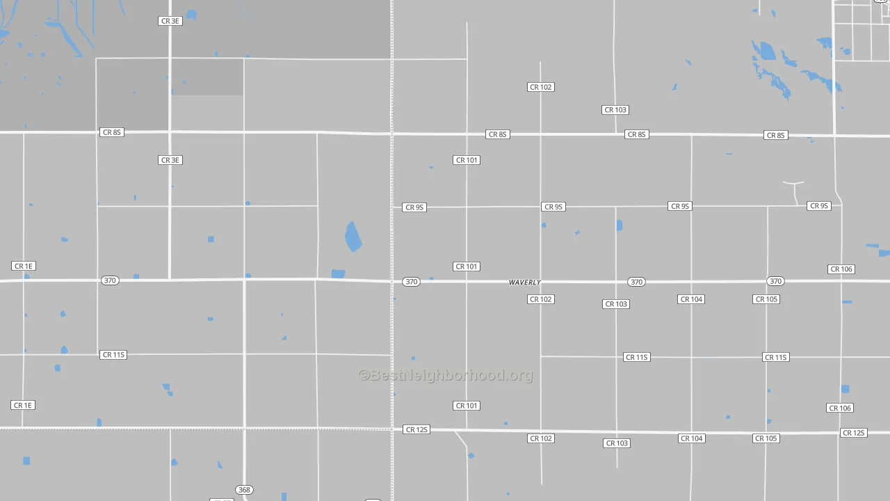 Transit Grade map of Waverly, CO