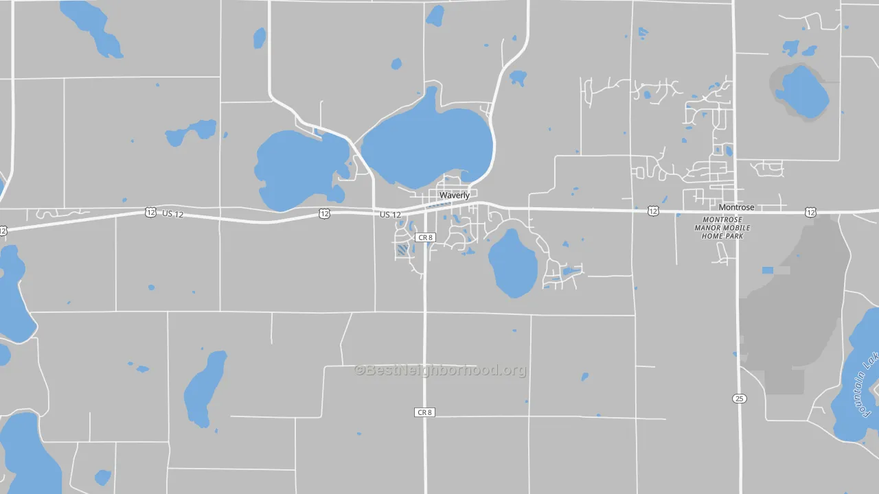 Transit Grade map of Waverly, MN