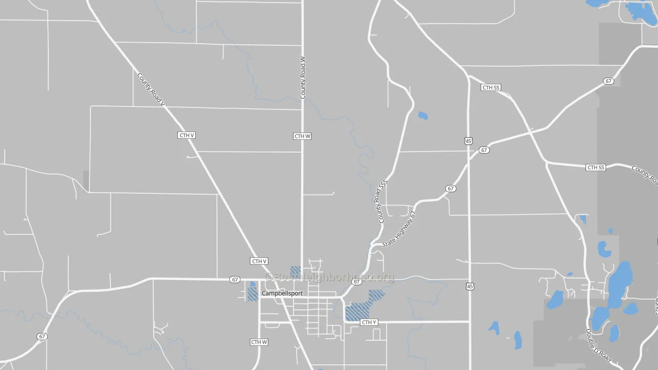 Transit Grade map of Wayne, WI